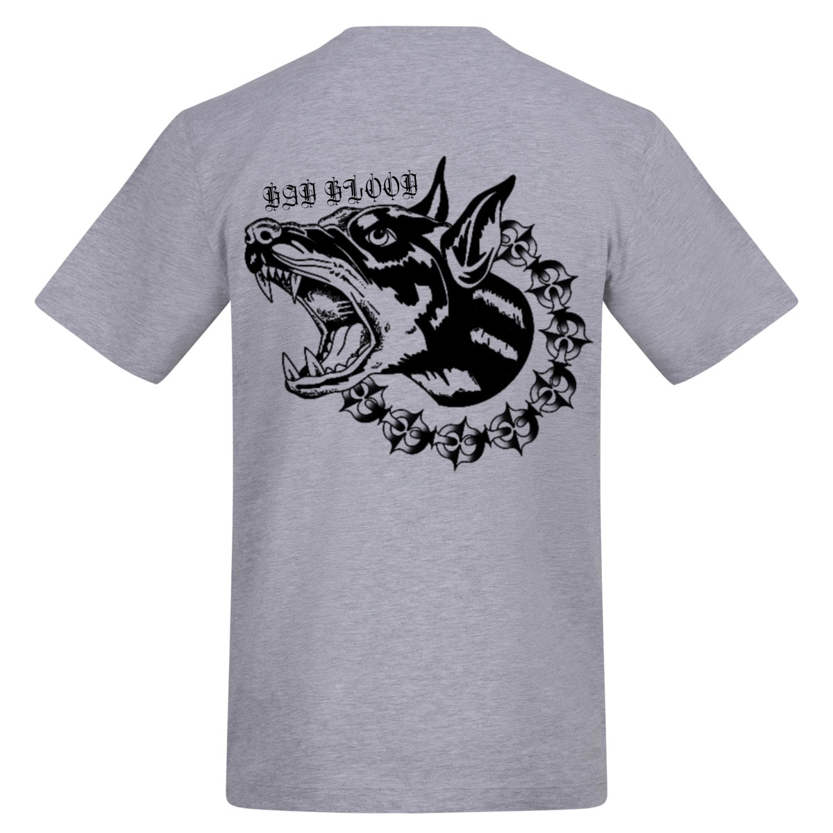 Dog tee | Heather Grey | Rizzer 150gsm Regular Fit T-Shirt
