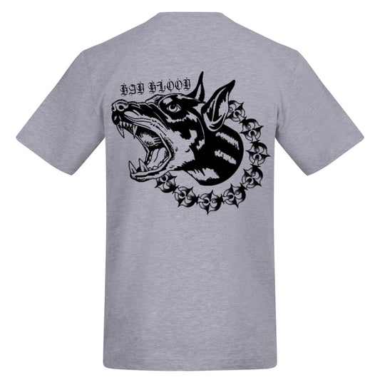 Dog tee | Heather Grey | Rizzer 150gsm Regular Fit T-Shirt