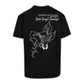 Pierced petal | Black | Dunker 240gsm Oversized T-Shirt - Wrong Crowd Artist merch