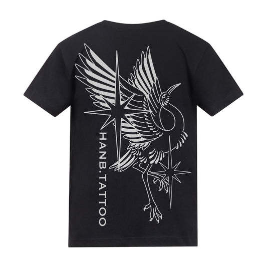 Kid bird | Black | Rascal Kids Premium Midweight 180gsm Tee