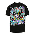 Eagle tee | Black | Dunker 240gsm Oversized T-Shirt - Wrong Crowd Artist merch
