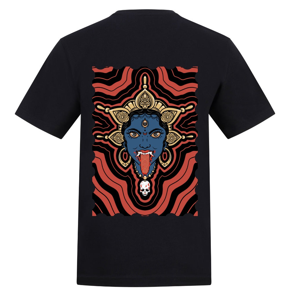 Kali Tshirt | Black | Rizzer 150gsm Regular Fit T-Shirt - Wrong Crowd Artist merch