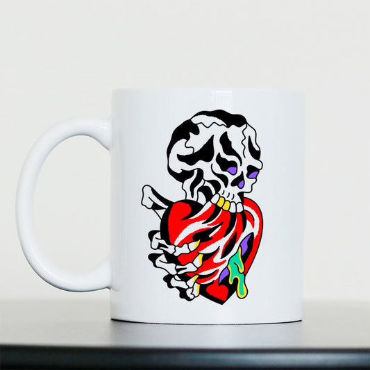 Heart Eater Mug | White | 15oz Mighty Mug