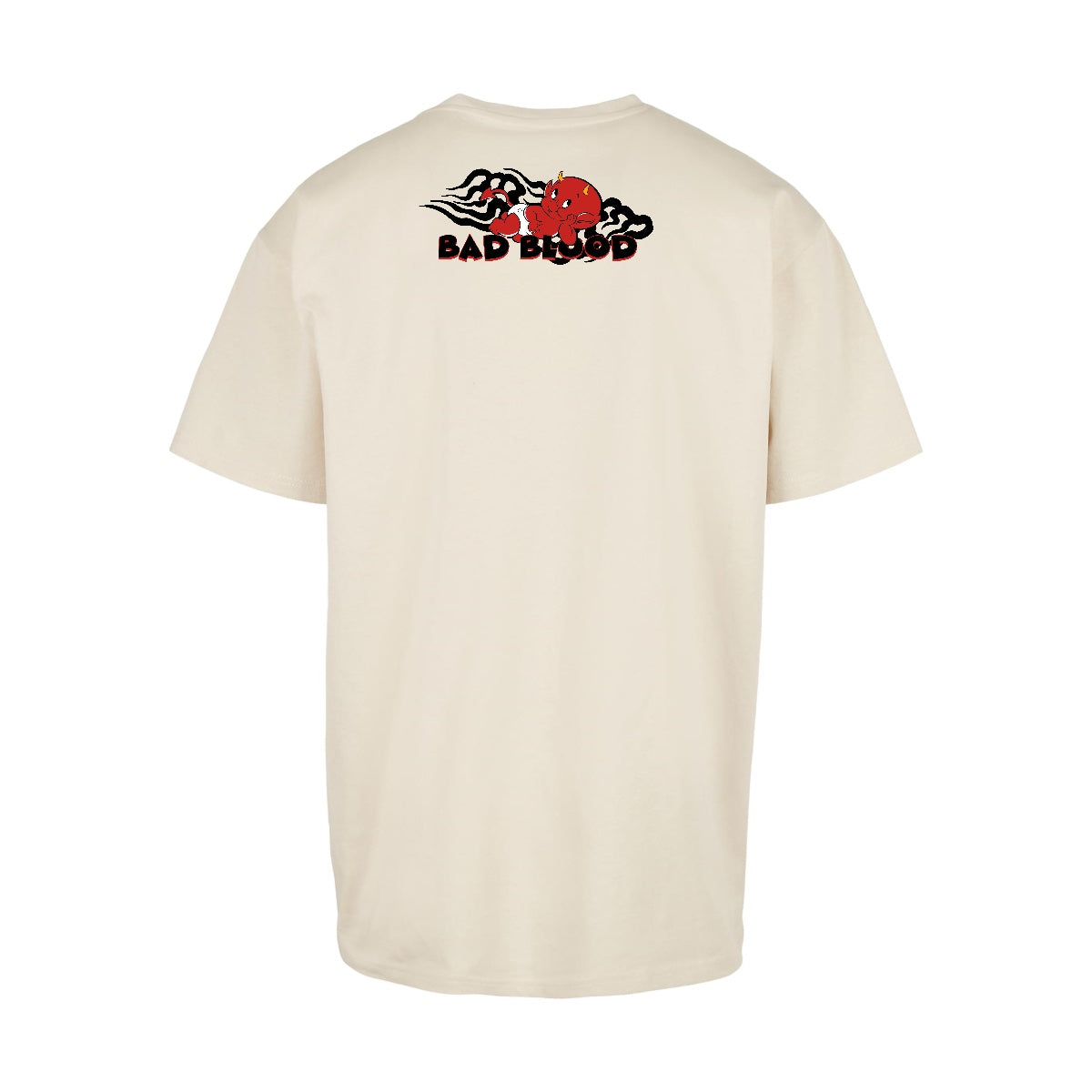 Devil boi big print | Sand | Oversized T-Shirt