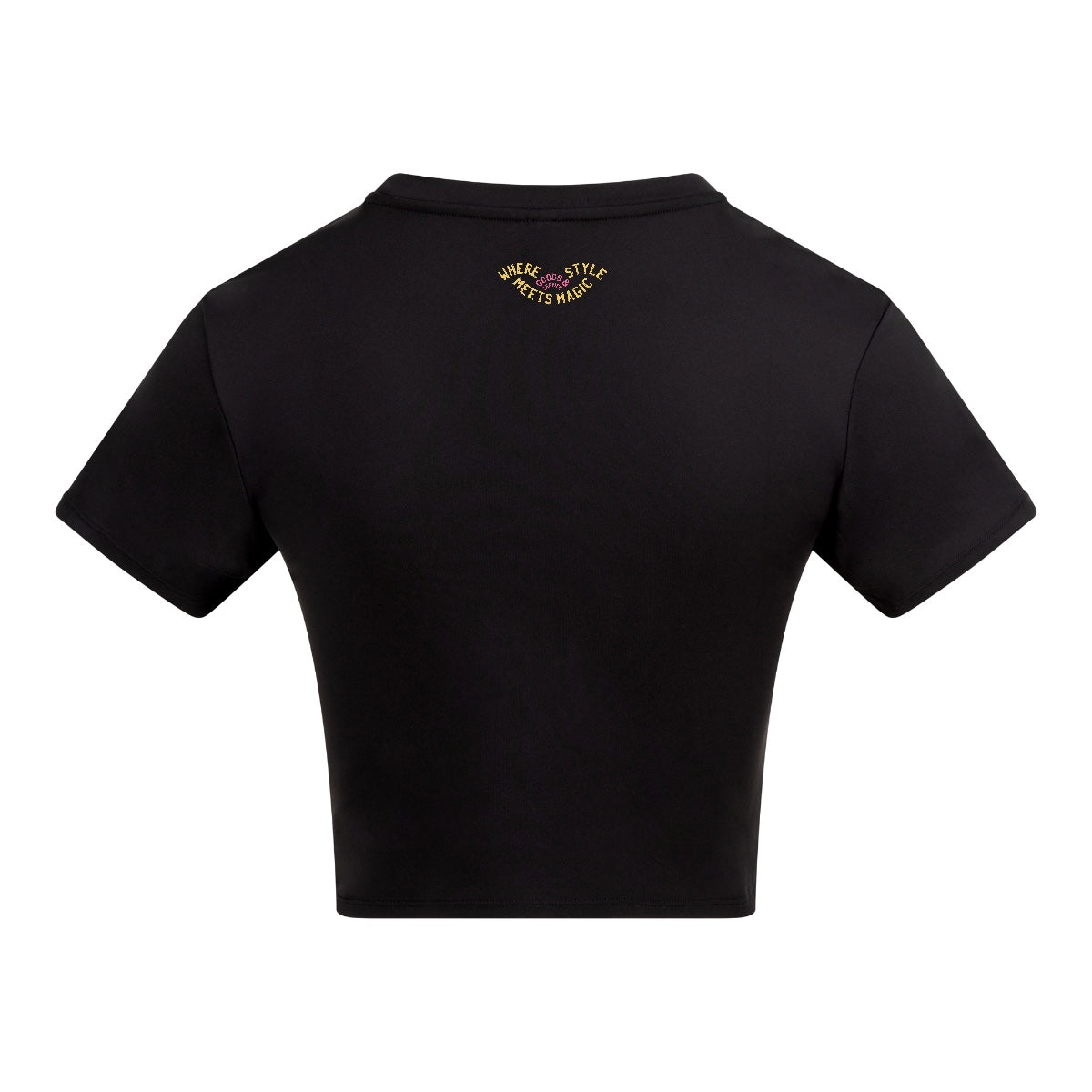 Where Style Meets Magic | Black | Vixen Recycled Womens 240gsm Cropped Tee