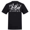 Draig Fiend Clwb | Black | Rizzer 150gsm Regular Fit T-Shirt - Wrong Crowd Artist merch