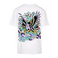Eagle tee | White | Dunker 240gsm Oversized T-Shirt - Wrong Crowd Artist merch
