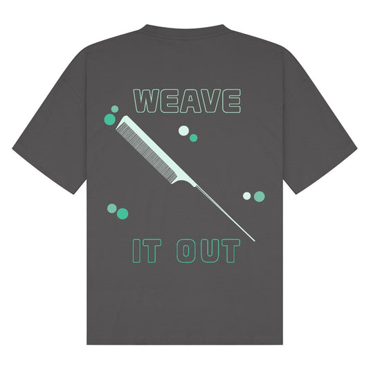 Weave It Out Tee | Charcoal | Breezer 180gsm Oversized T-Shirt
