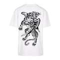 Tigers Black Tee | White | Dunker 240gsm Oversized T-Shirt