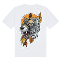 Wolf Head oversized Tee | White | Breezer 180gsm Oversized T-Shirt