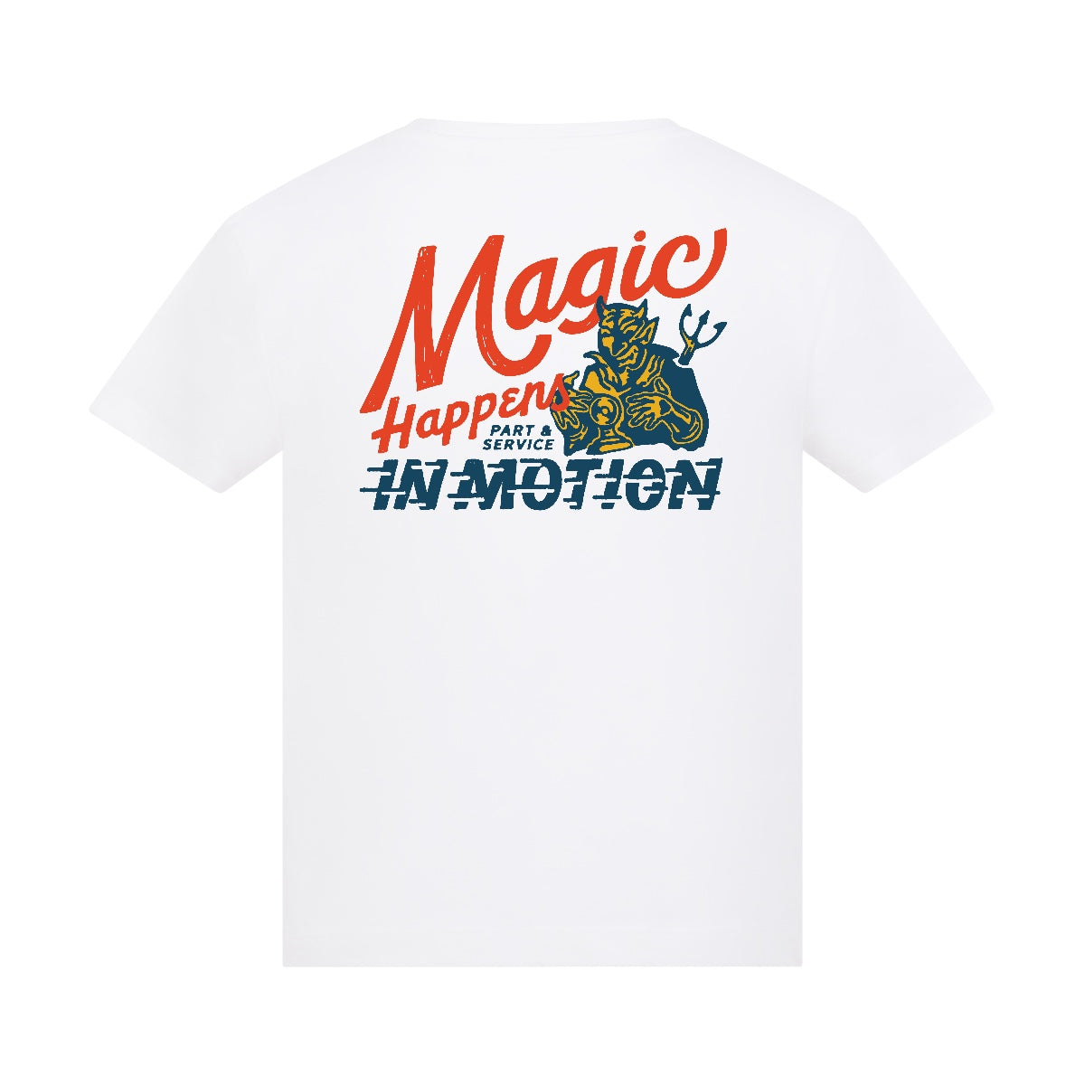 Magic Happens | White | Rascal Kids Premium Midweight 180gsm Tee