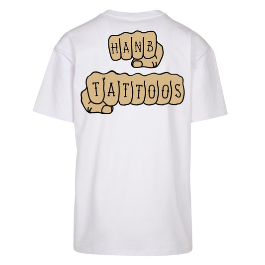 Knuckles | White | Oversized T-Shirt