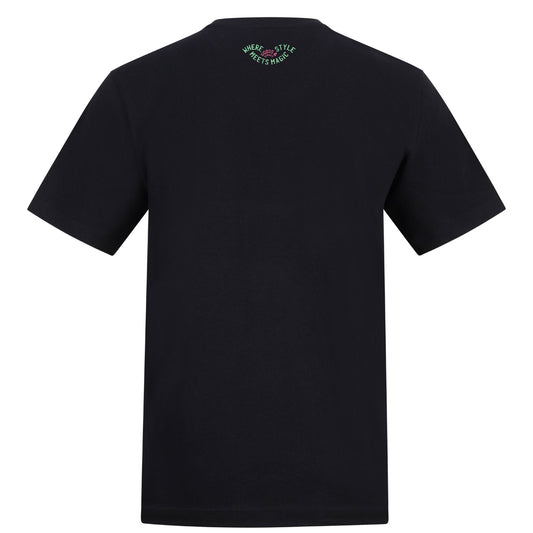 Where Style Meets Magic | Black | Rizzer 150gsm Regular Fit T-Shirt