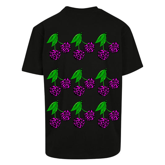 Wild Cherry Oversized | Black | Oversized T-Shirt