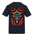 Kali Tshirt | French Navy | Rizzer 150gsm Regular Fit T-Shirt - Wrong Crowd Artist merch