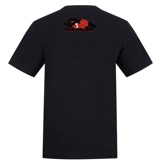 Devil boi big print regular fit tee | Black | Duzzer 180gsm Regular Fit T-Shirt