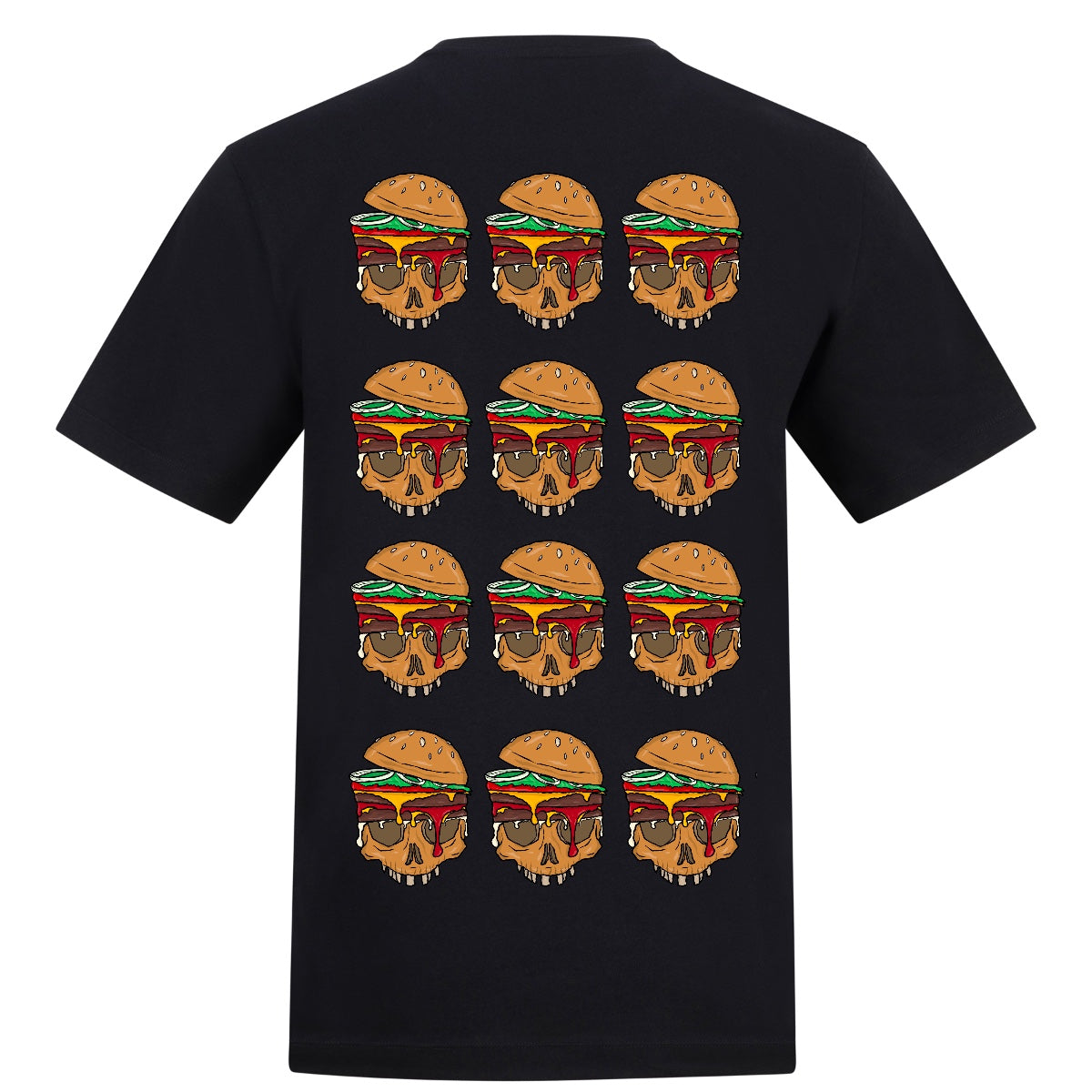 Snooze Burger | Black | Rizzer 150gsm Regular Fit T-Shirt