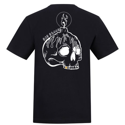 Candle tee | Black | Rizzer 150gsm Regular Fit T-Shirt
