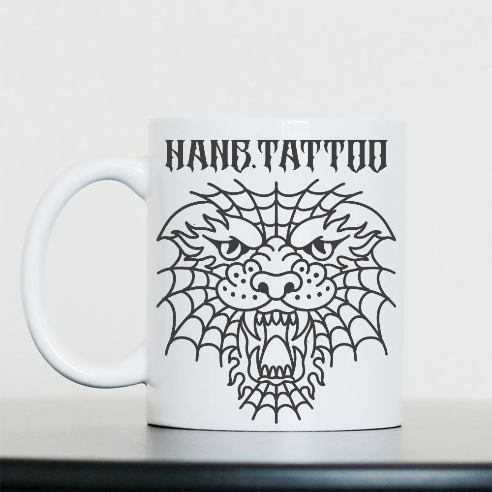 Tiger | White | 15oz Mighty Mug - Wrong Crowd Artist merch
