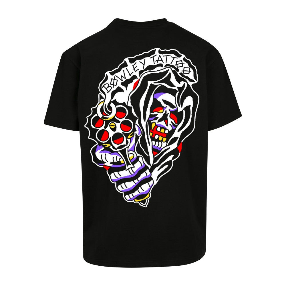 Reaper Colour Black Tee | Black | Dunker 240gsm Oversized T-Shirt