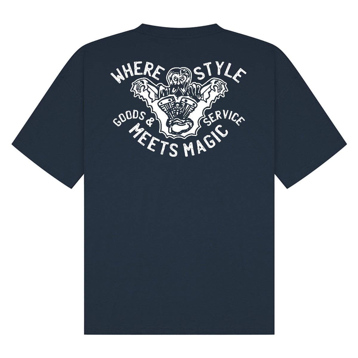 Where Style Meets Magic | Petrol Blue | Breezer 180gsm Oversized T-Shirt
