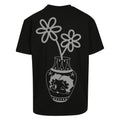 Floral Betty | Black | Oversized T-Shirt - Wrong Crowd Artist merch