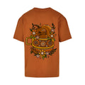 Sleepy Squirrel T-Shirt | Toffee | Dunker 240gsm Oversized T-Shirt