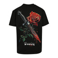 Rose & Dagger Tee | Black | Dunker 240gsm Oversized T-Shirt