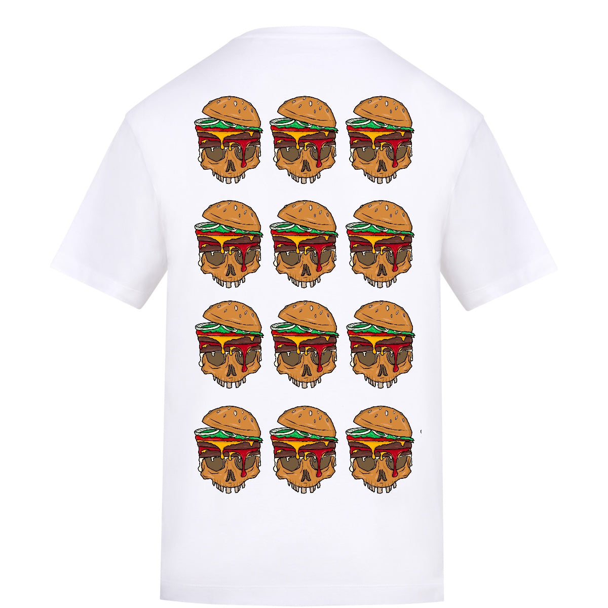Snooze Burger | White | Rizzer 150gsm Regular Fit T-Shirt