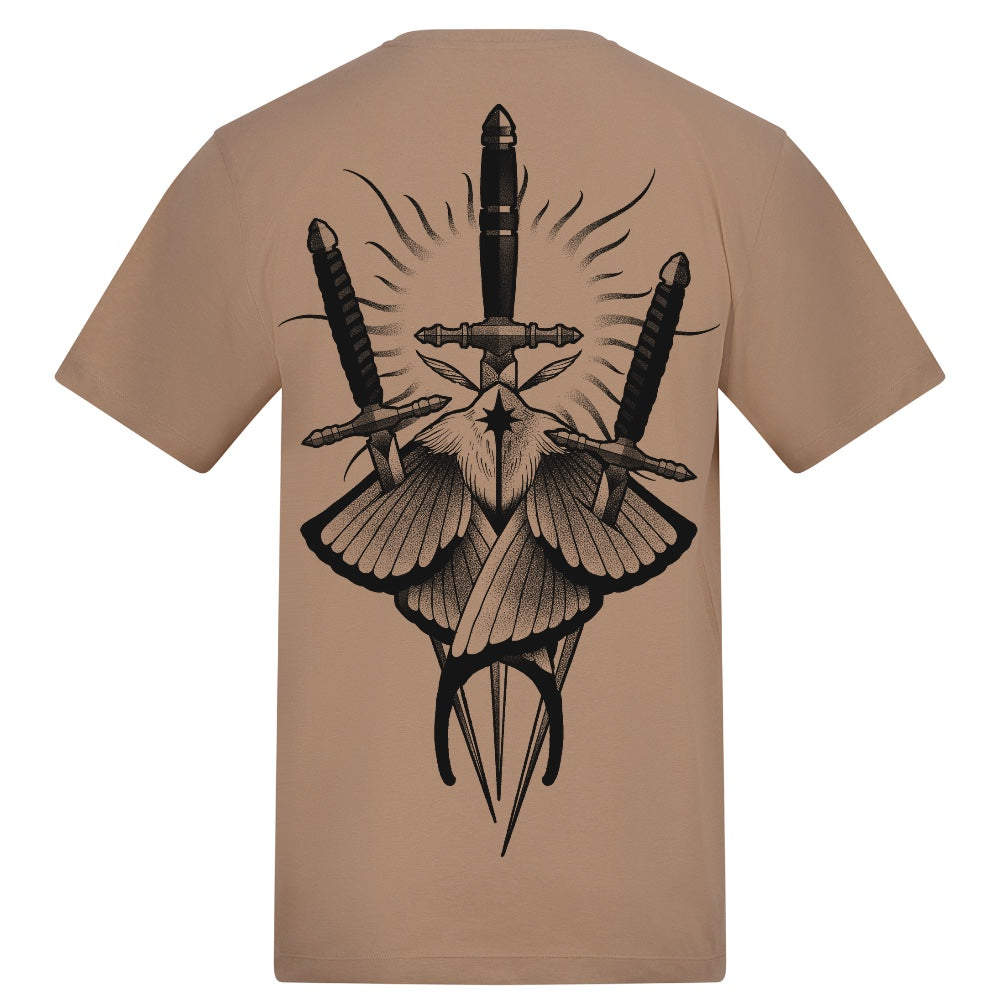 Moth x Knives | Desert Sand | Duzzer 180gsm Regular Fit T-Shirt