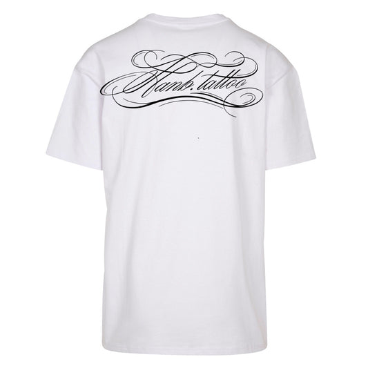 Swirly | White | Oversized T-Shirt