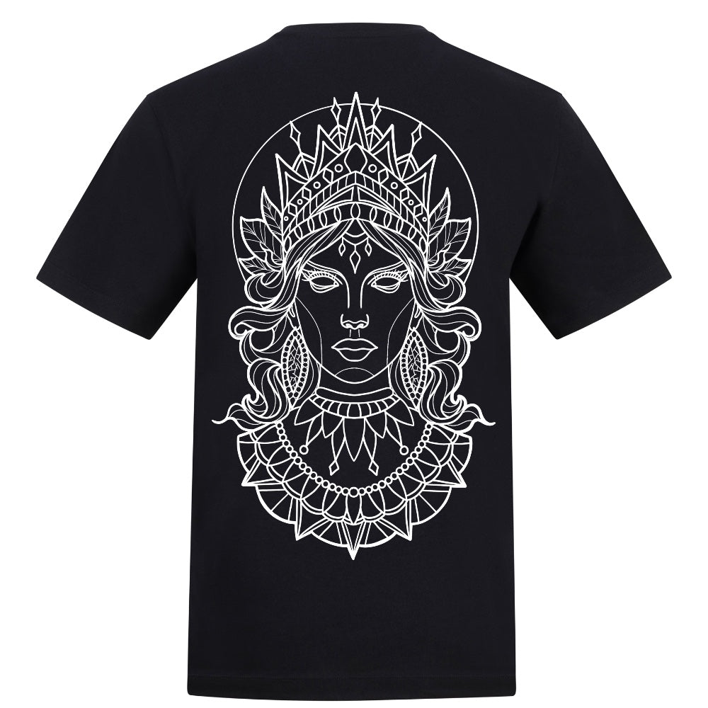High Priestess | Black | Rizzer 150gsm Regular Fit T-Shirt