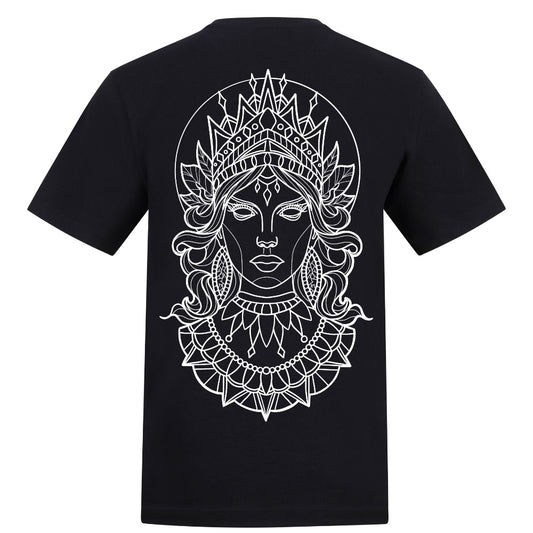 High Priestess | Black | Rizzer 150gsm Regular Fit T-Shirt