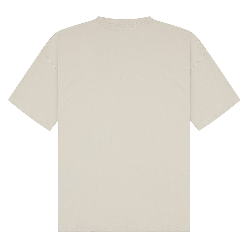 Floral Surprise | Stone | Breezer 180gsm Oversized T-Shirt - Wrong Crowd Artist merch