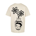 Floral Betty | Sand | Oversized T-Shirt - Wrong Crowd Artist merch