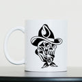 Cowboy Skull Mug | White | 15oz Mighty Mug - Wrong Crowd Artist merch