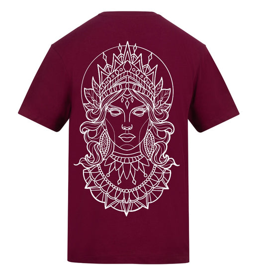 High Priestess | Burgundy | Rizzer 150gsm Regular Fit T-Shirt