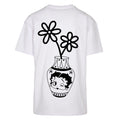 Floral Betty | White | Oversized T-Shirt - Wrong Crowd Artist merch