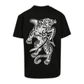 Tigers White Tee | Black | Dunker 240gsm Oversized T-Shirt