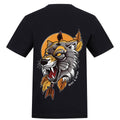 Wolf Head - Black | Black | Duzzer 180gsm Regular Fit T-Shirt
