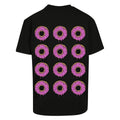 Donut mess with me - Oversized | Black | Oversized T-Shirt