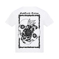 KIDS thrash logo skullflower back | White | Rascal Kids Premium Midweight 180gsm Tee