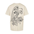 Eye Bird | Sand | Oversized T-Shirt - Wrong Crowd Artist merch