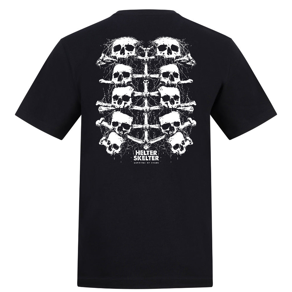 HELTER SKELTER | Black | Rizzer 150gsm Regular Fit T-Shirt - Wrong Crowd Artist merch