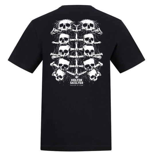 HELTER SKELTER | Black | Rizzer 150gsm Regular Fit T-Shirt - Wrong Crowd Artist merch