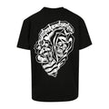 Reaper White Black Tee | Black | Dunker 240gsm Oversized T-Shirt