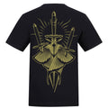 Moth x Knives | Black | Duzzer 180gsm Regular Fit T-Shirt