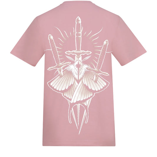 Moth x Knives | Baby Pink | Duzzer 180gsm Regular Fit T-Shirt