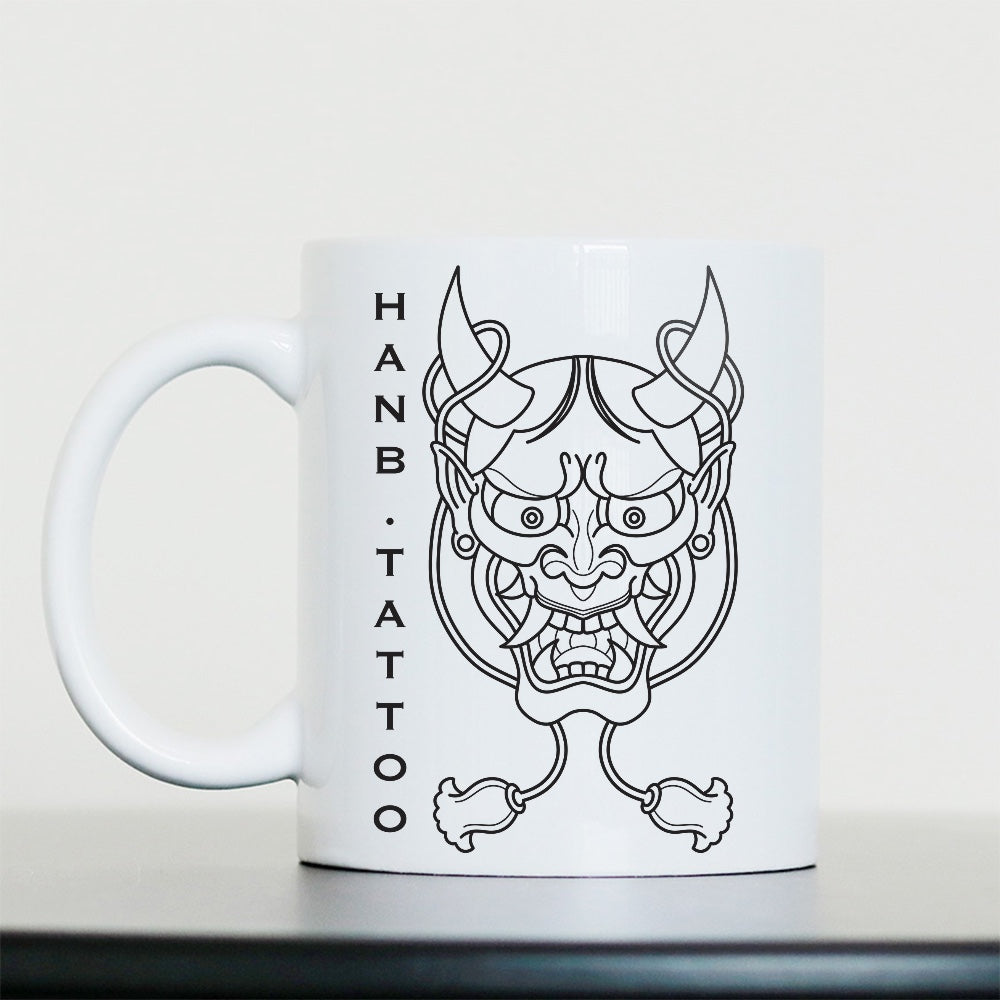 Mask | White | 15oz Mighty Mug - Wrong Crowd Artist merch