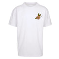 Floral Bird T-Shirt | White | Oversized T-Shirt